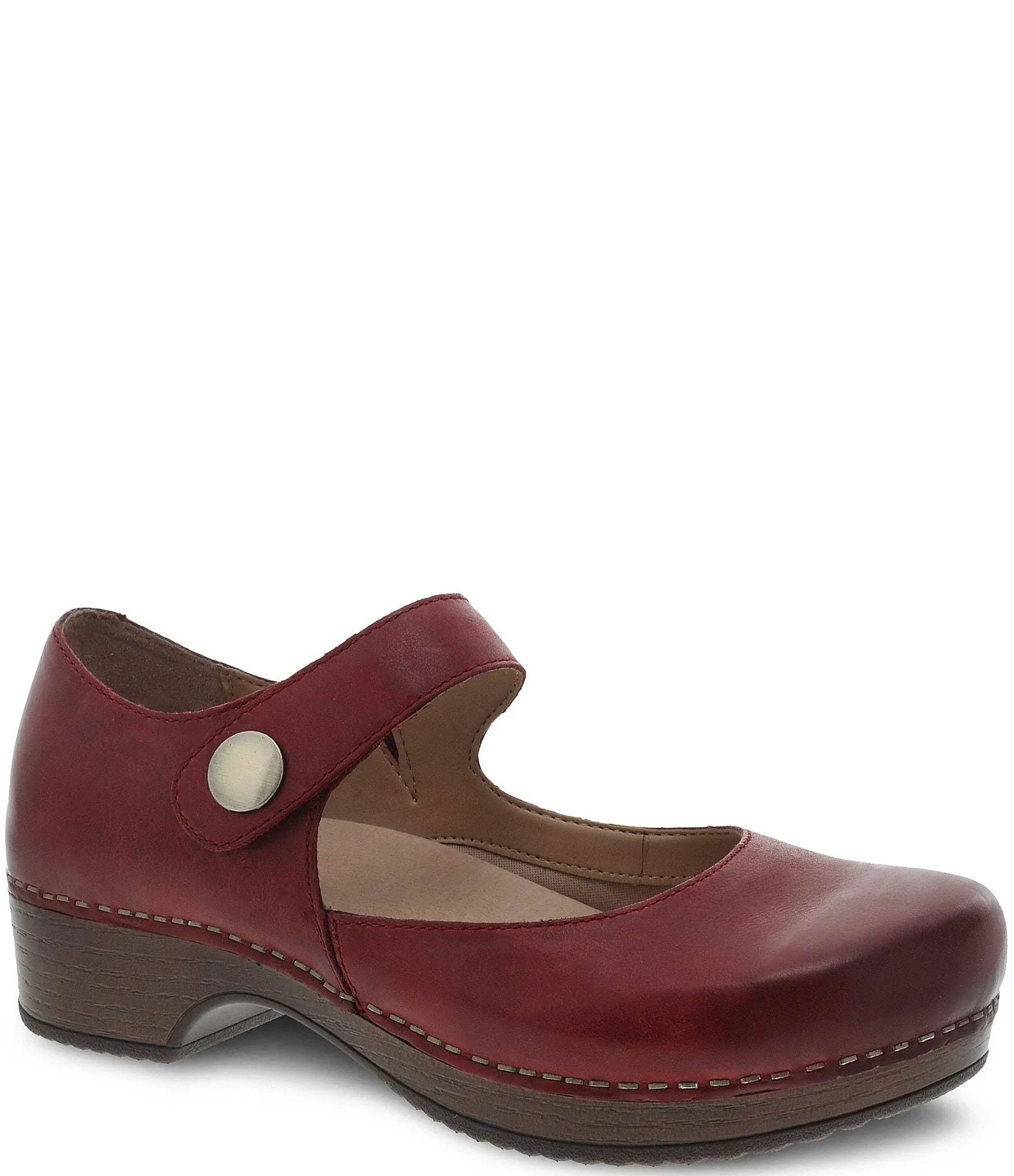 "Women's Beatrice Red Waxy Burnished Shoe"