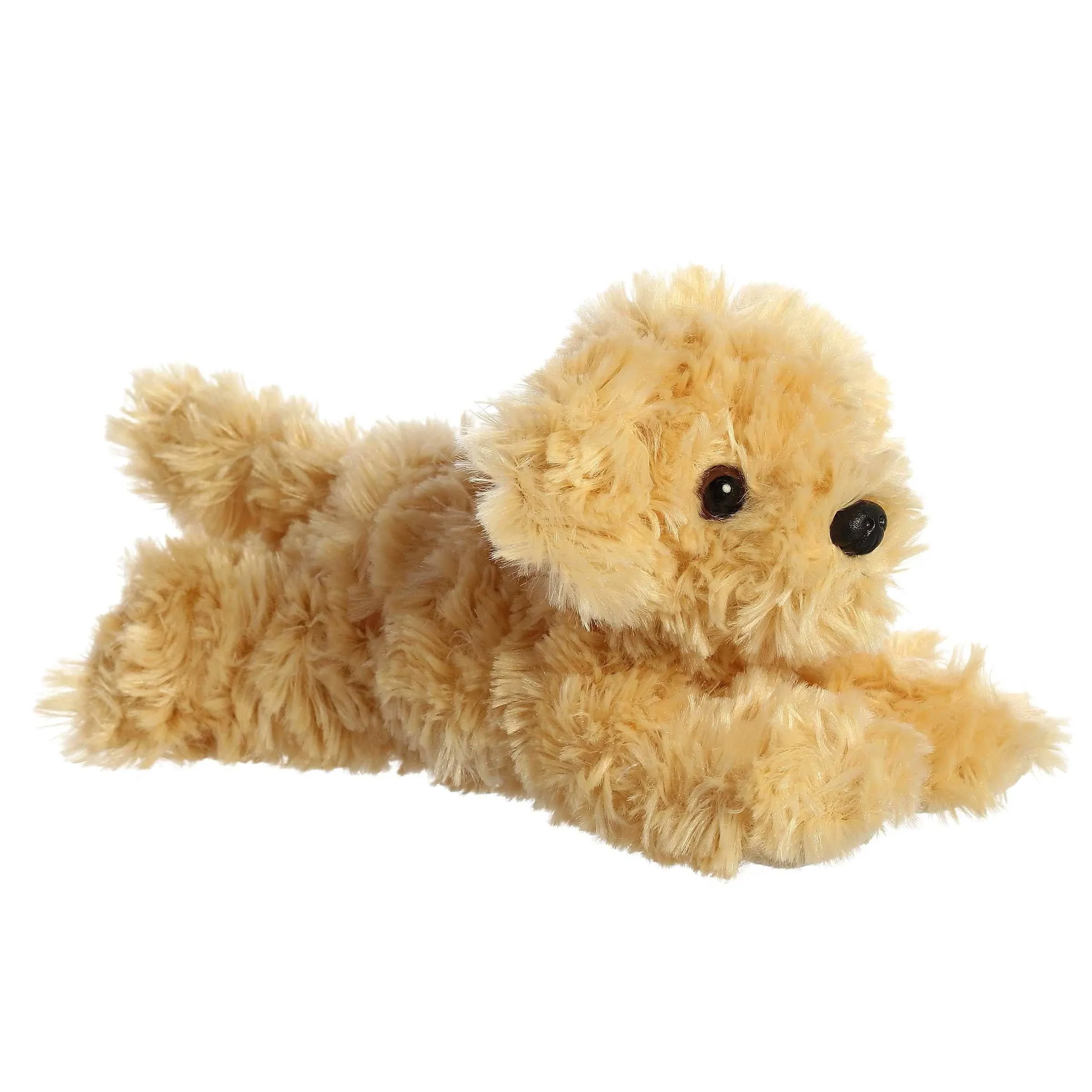 Aurora® Adorable Mini Flopsie™ Ginny Goldendoodle™ Stuffed Animal - Playful Ease - Timeless Companions - Gold 8 Inches