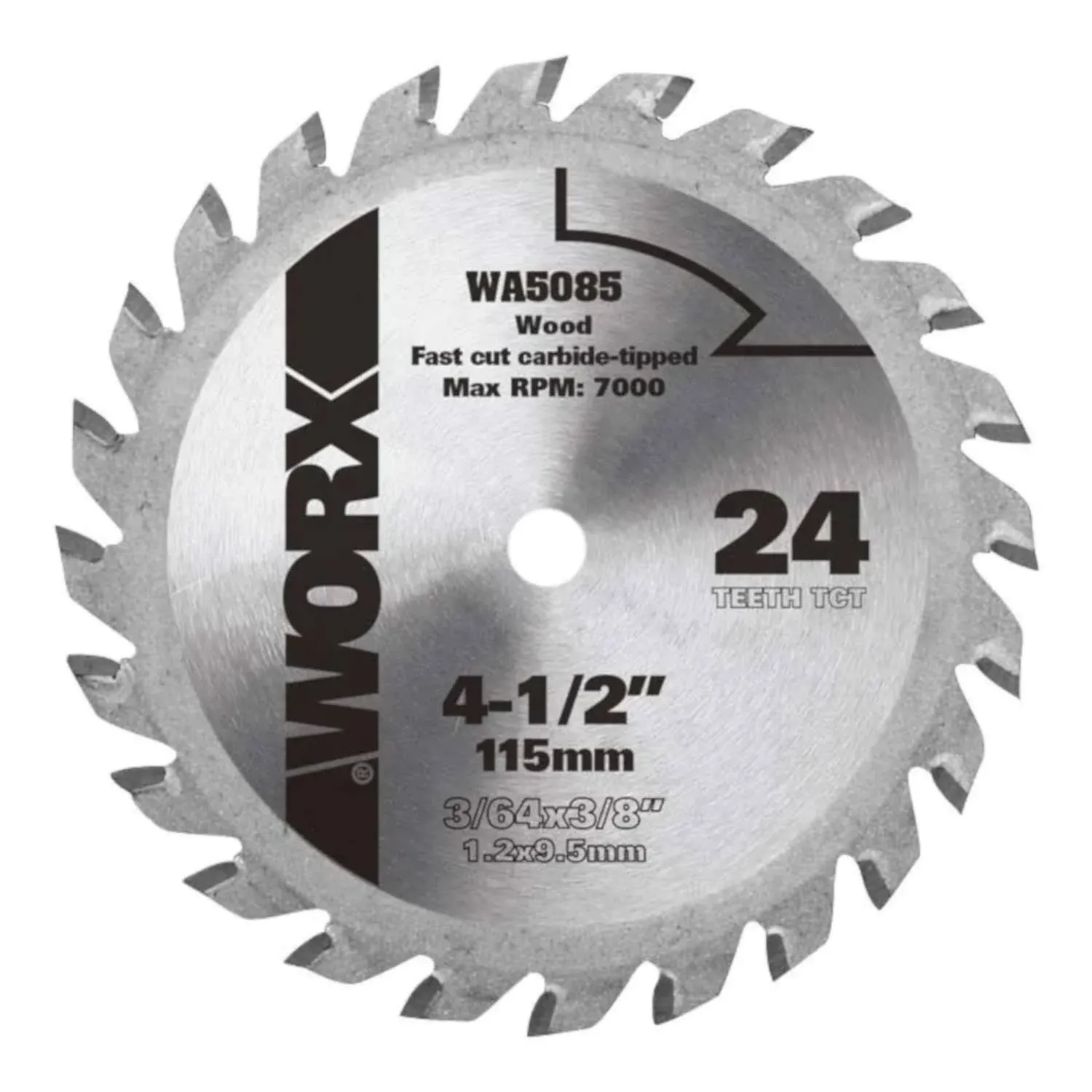 Worx Wa5085 4-1/2 in. 24T Compact Circular Saw Blade