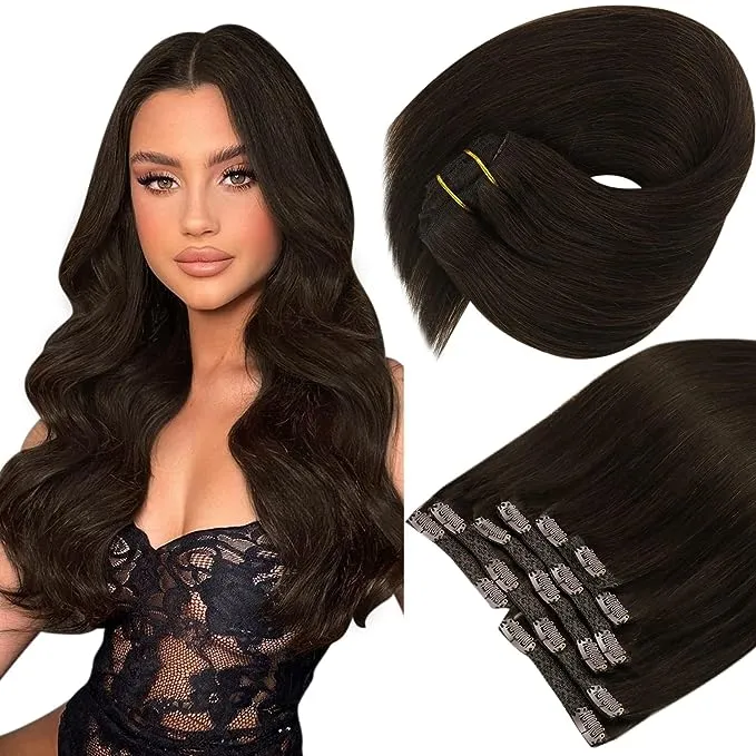 Sunny Hair Sunny Clip in Hair Extensions Real Human Hair Clip in Human Hair Extensions Hair