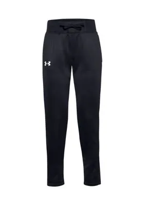 Under Armour Girls 7-16 Armour Fleece Pants, Black, Medium