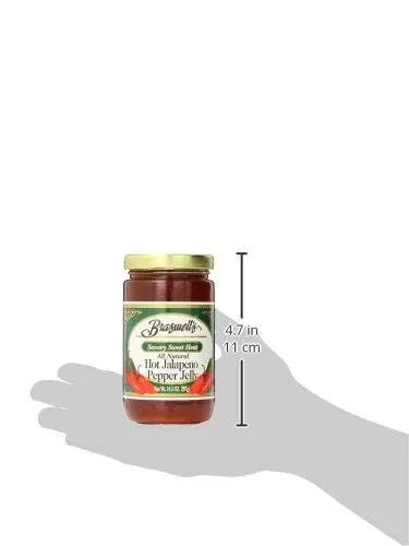 Braswell's Hot Jalapeno Jelly, 10.5 oz (Pack of 6)