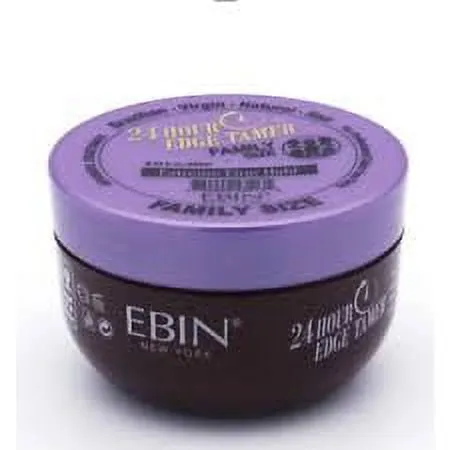 EBIN NEW YORK 24 Hour Edge Tamer - Extreme Firm Hold (8.25oz/ 250ml) - No Flaking, White Residue, Shine and Smooth texture with Argan Oil and Castor Oil 