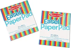 Melissa & Doug Easel Paper Pad 2 Pack 50 Sheets