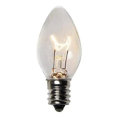 Wintergreen Lighting C7 Transparent 5W Bulb