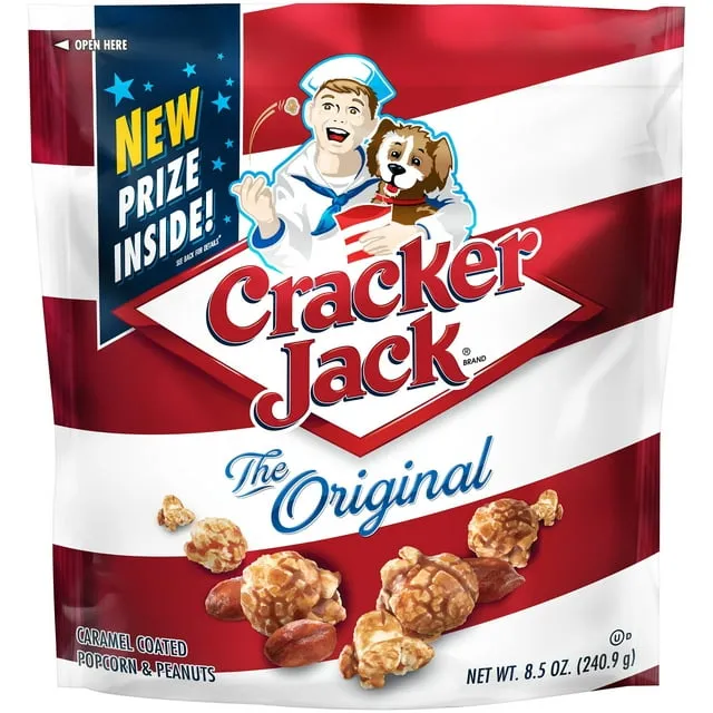 Cracker Jack The Original Caramel Coated Popcorn & Peanuts 8.5 Oz Plastic Bag