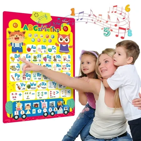 Decorably Preschool Posters for Classroom, 50 Kindergarten Posters for Classroom - 11x17in Kindergarten Classroom Posters, Learning Posters for Kids Ages 3-5, Learning Corner for Toddlers at Home