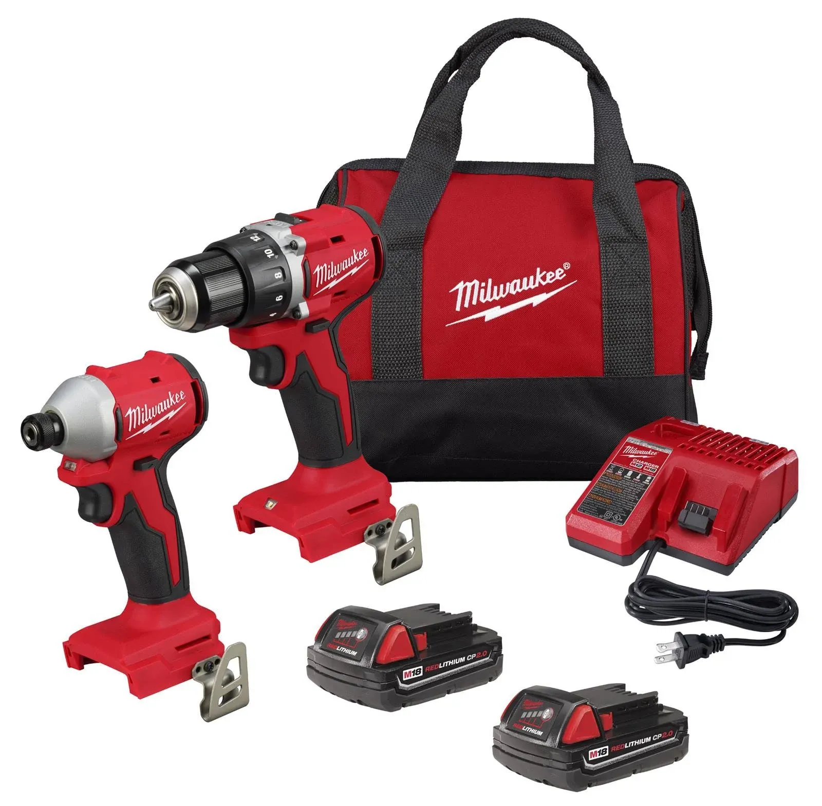 Milwaukee M18 Compact Brushless 2-Tool Combo Kit 3692-22CT