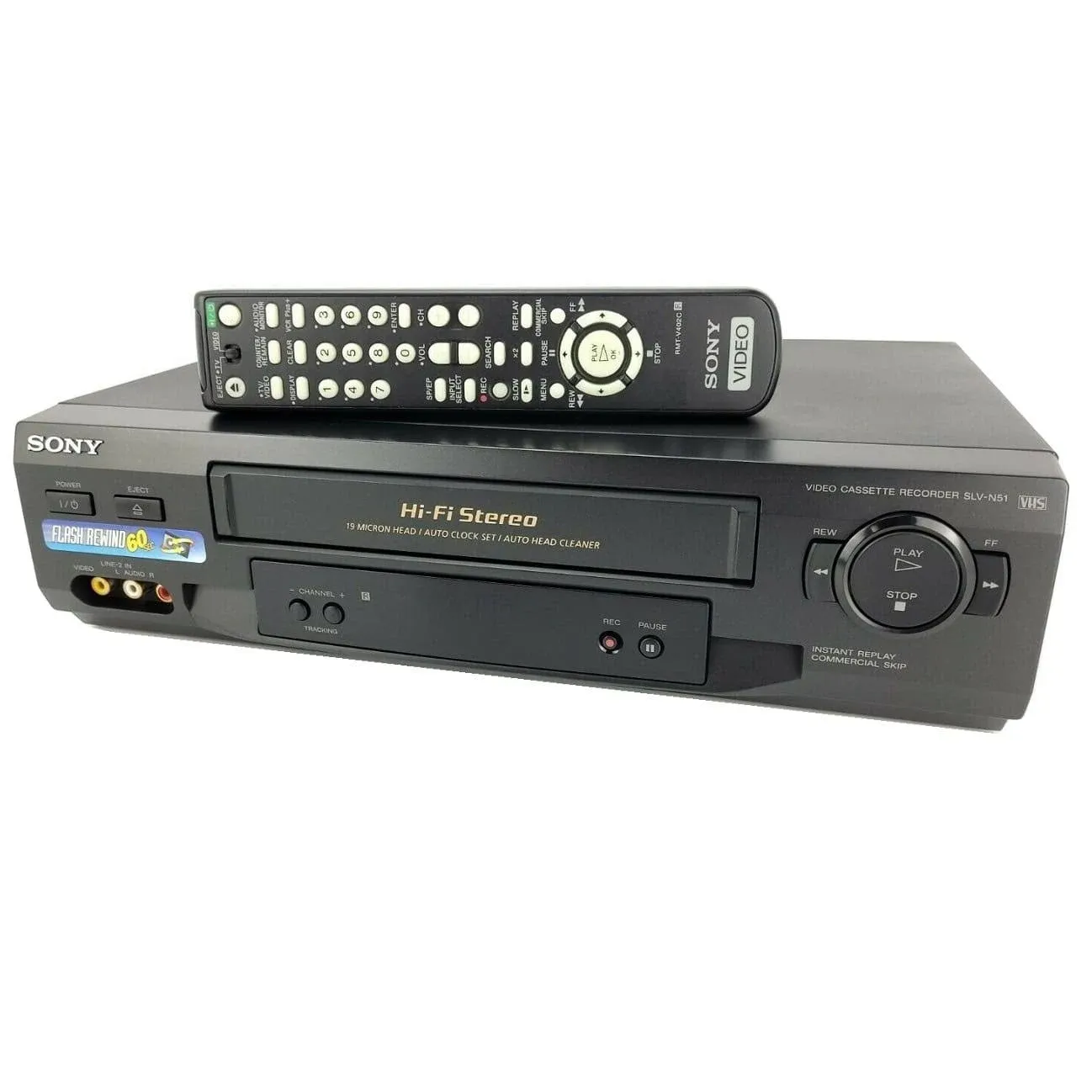 Sony SLV-N51 VCR 4-Head Hi-Fi Stereo VHS Recorder Player