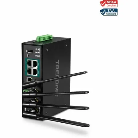 TI-WP100 - TRENDnet Industrial AC1200 Wireless Dual Band Router