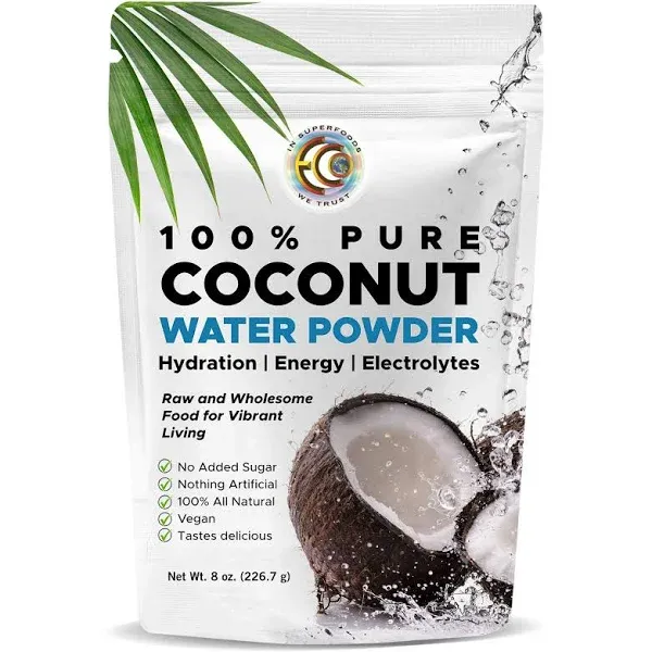 Earth Circle Organics Coconut Water, Powder - 8 oz