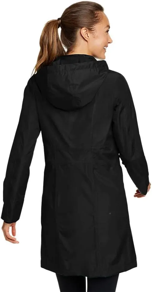 Eddie Bauer Women's Girl on the Go Waterproof Trench Coat