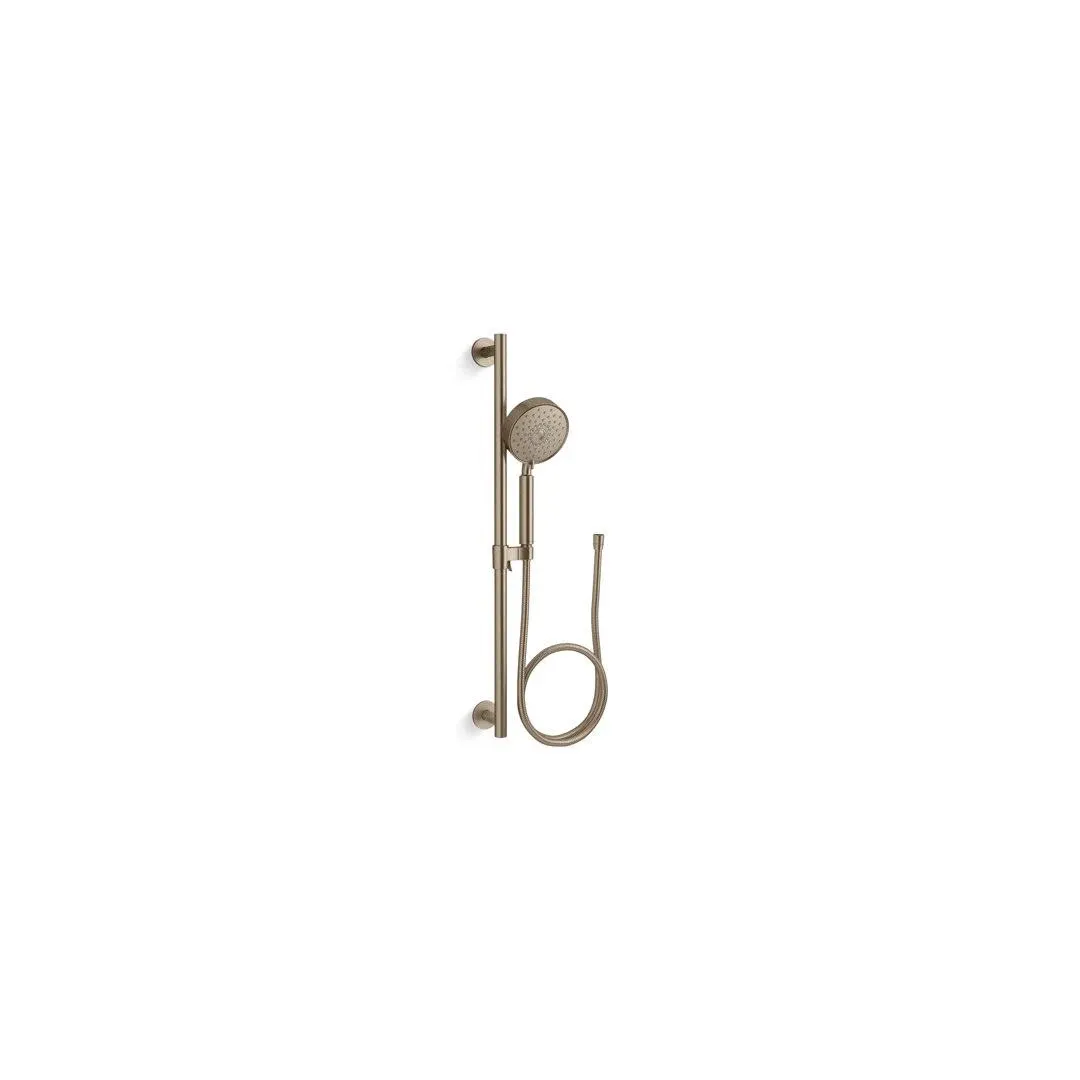 Kohler 22178-G Purist 1.75 GPM Multifunction Handshower Kit with Katalyst Air-Induction Technology - Vibrant Brushed Bronze