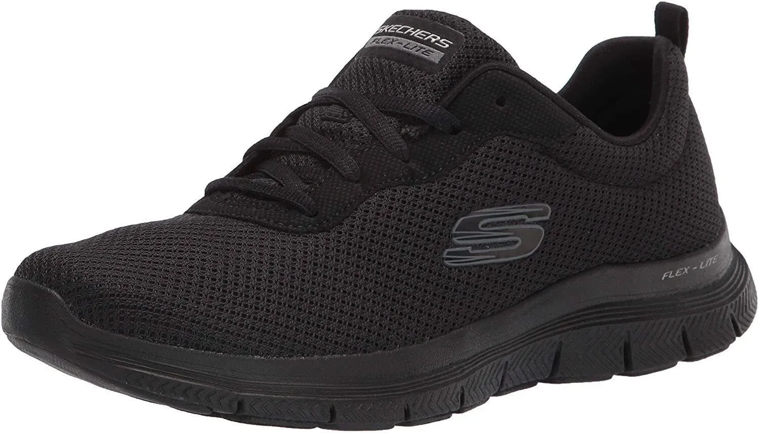 SKECHERS Flex Appeal 4.0 - Brilliant View (Black) Women's Shoes