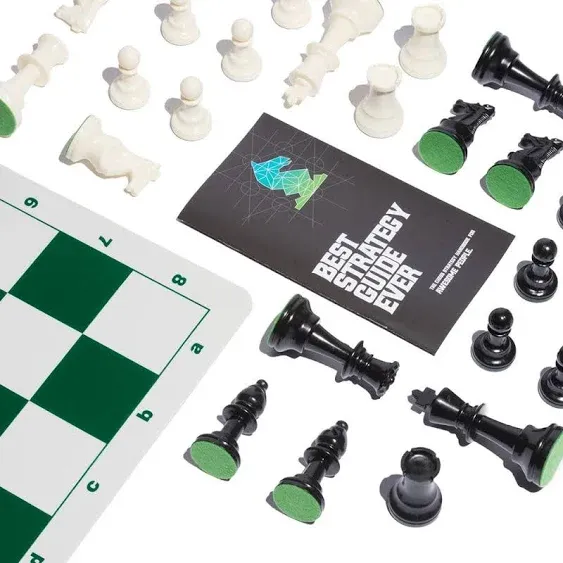 Best Chess Set Ever Triple Weighted Tournament Style Chess Set &amp; Silicone Board