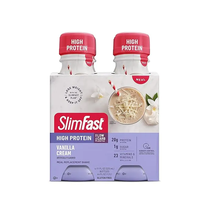 SlimFast Creamy Chocolate High Protein Shake (4 x 11 fl oz)