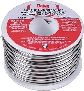 Safe Flo 8 oz. Lead-Free Silver Solder Wire