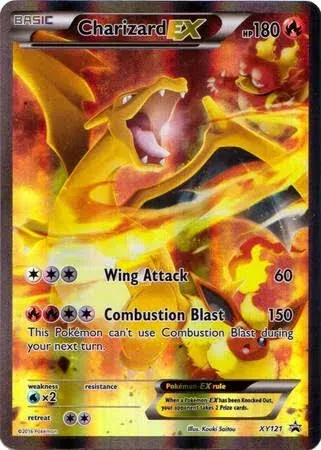 Pokemon Charizard EX Full Art Promo XY121