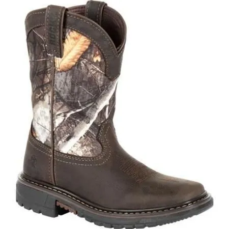 Big Kids' Ride FLX Waterproof Western Boot,7M