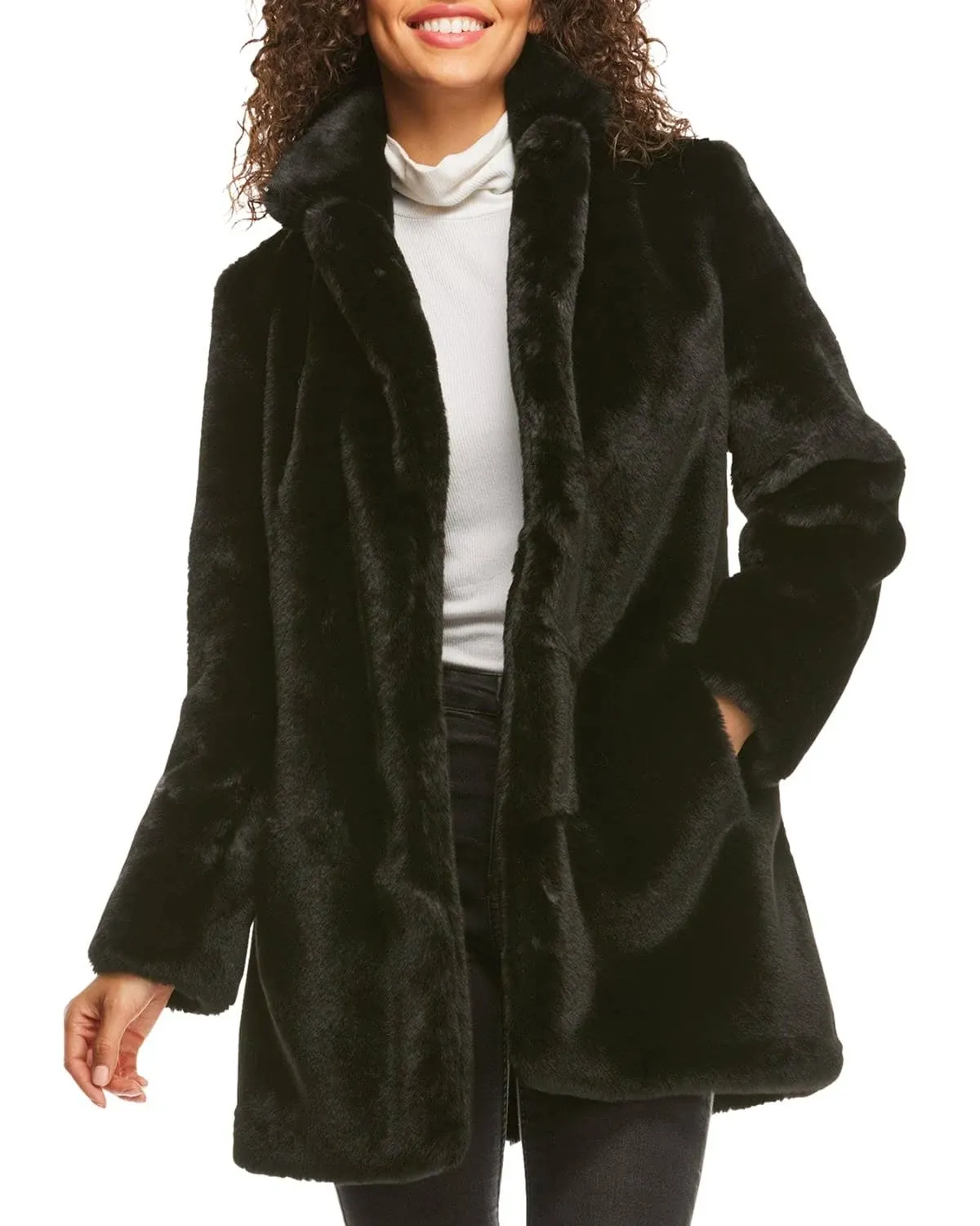 FABULOUS FURS Women's Faux Le Mink Jacket