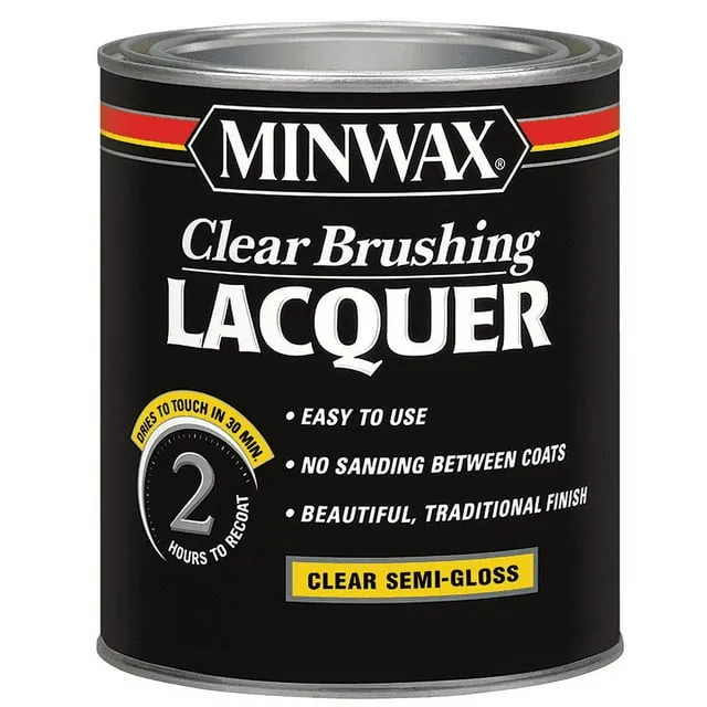 Minwax 1 Quart Clear Semi-Gloss Brushing Lacquer