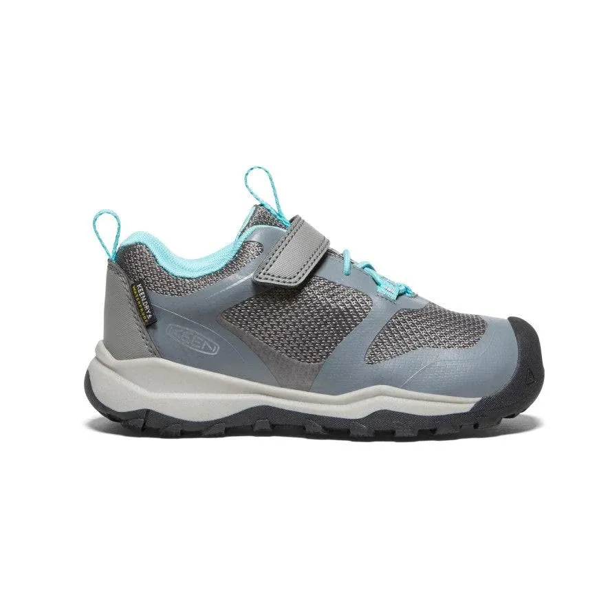 KEEN Kids' Wanduro Low Height Waterproof Easy On Durable Hiking Sneaker