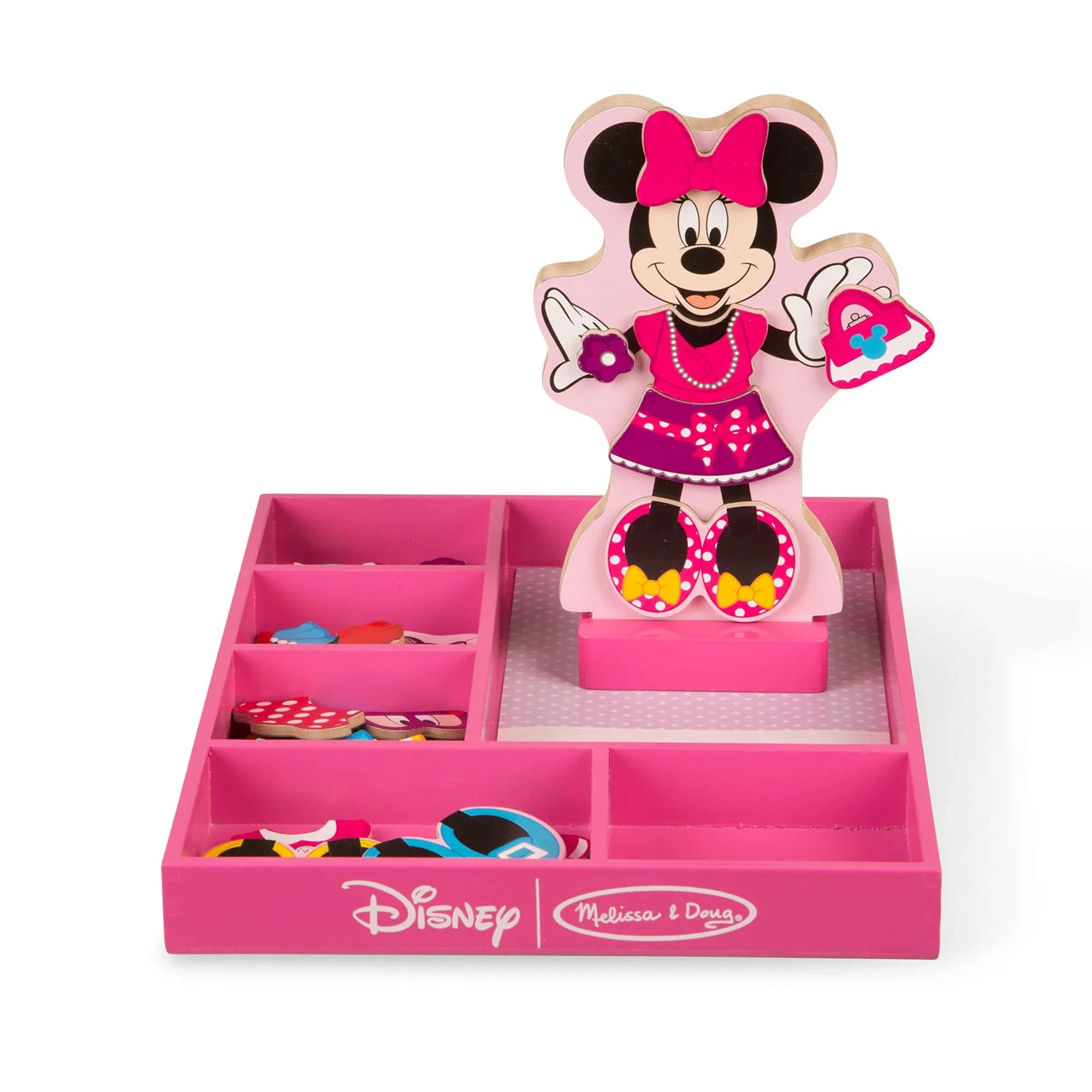 Melissa & Doug Minnie Mouse Wooden Magnetic Dress-Up