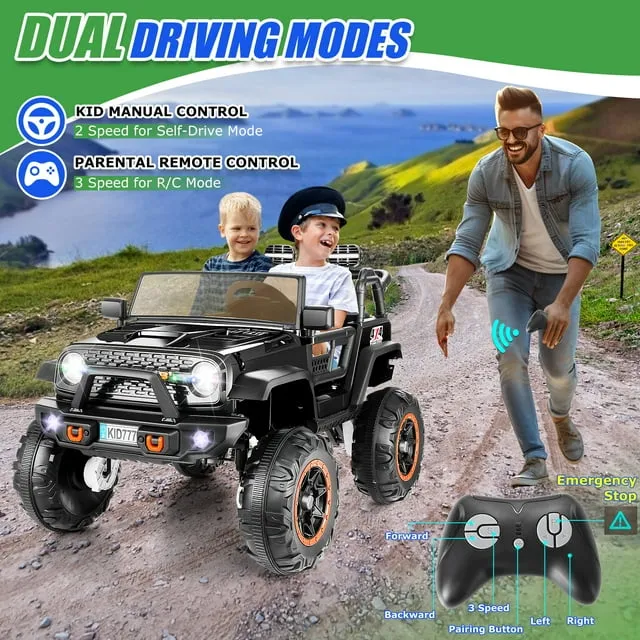 24 Volt 4WD Ride On Toys for Big Kids