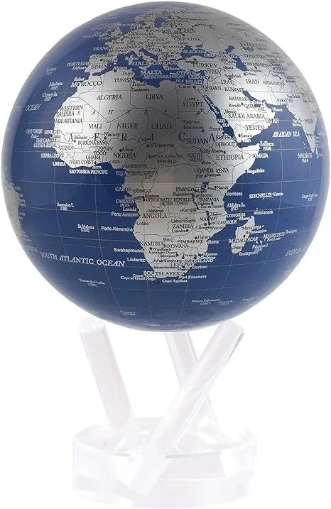 MOVA Globe Metallic White and Gold 4.5"