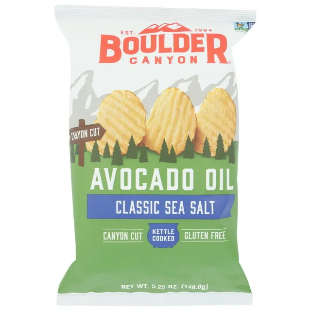 Boulder Canyon Avocado Oil Sea Salt Kettle Potato Chips