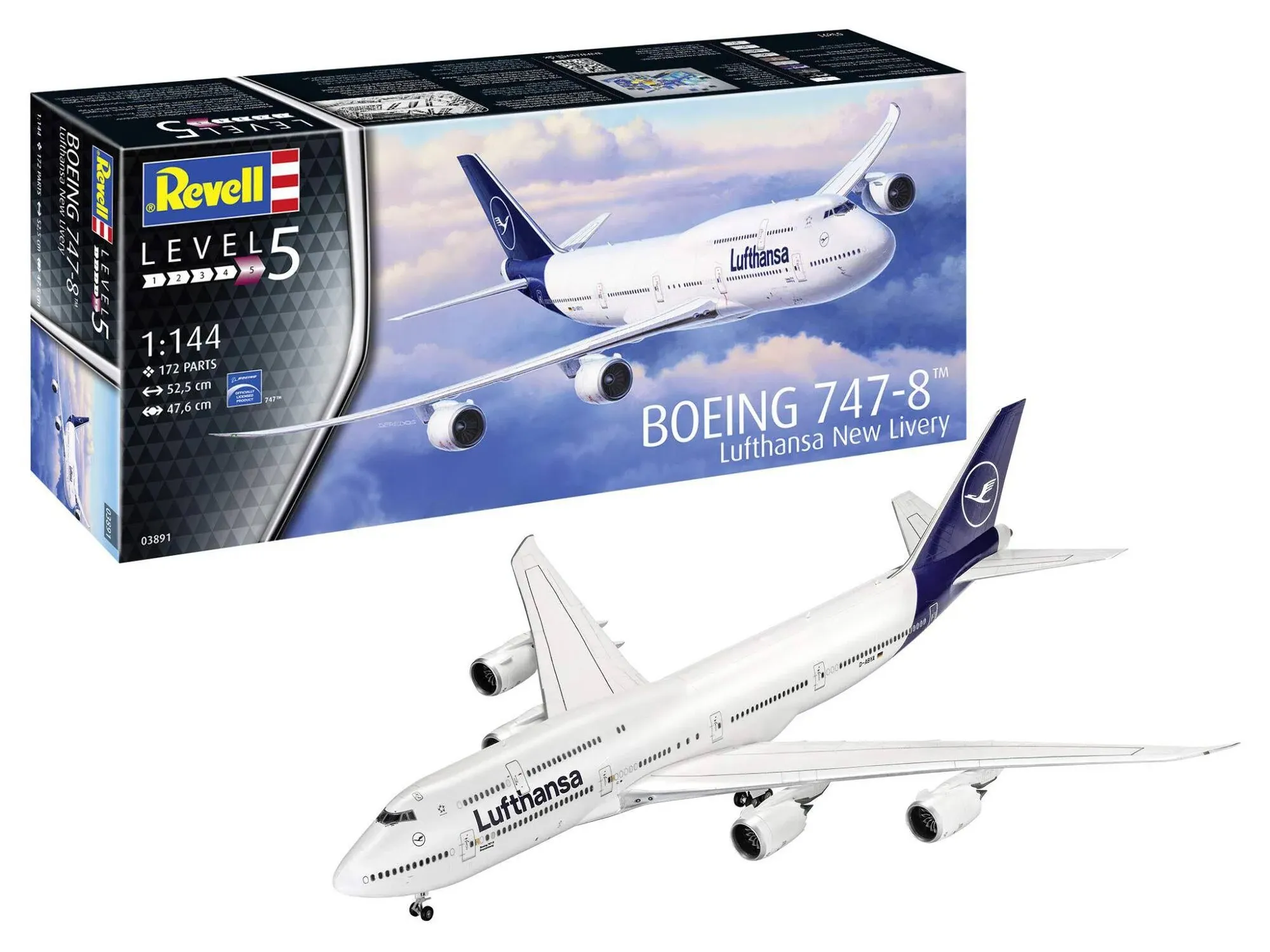 Revell 03891 Boeing 747-8 Lufthansa New Livery