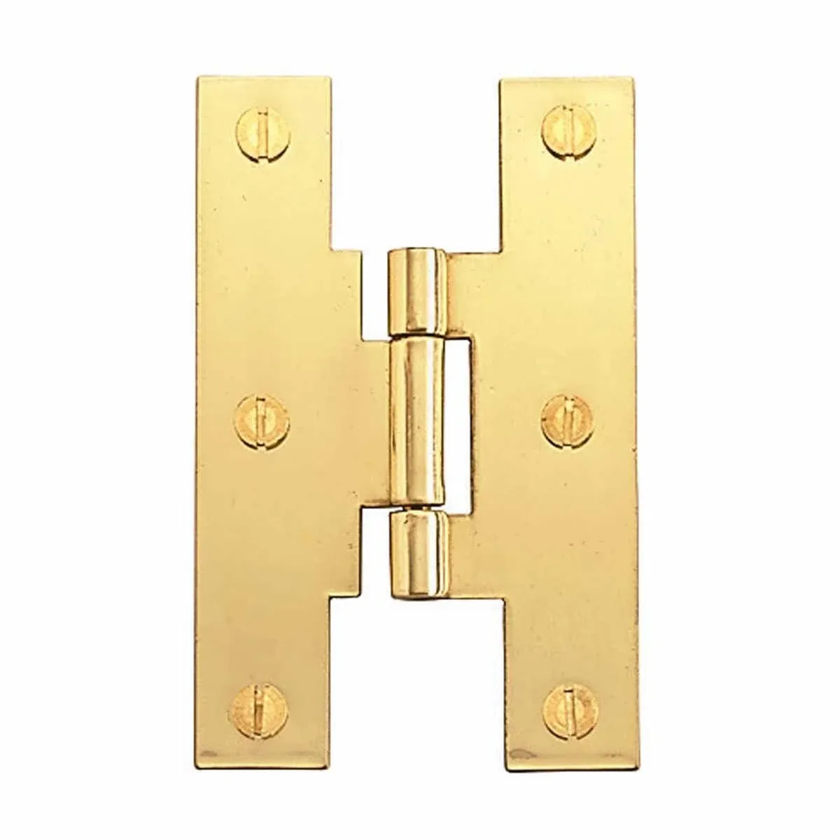 Flush Bright Solid Brass H Hinge Flush Brass 3" - Traditional - Hinges - by Renovators Supply Manufacturing | Houzz