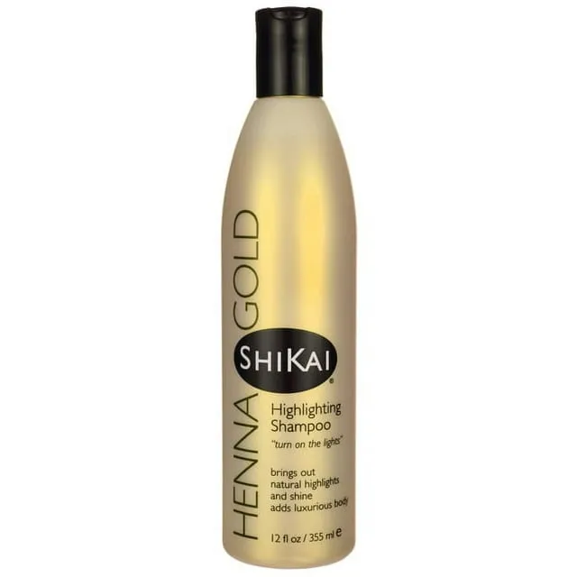 ShiKai Henna Gold Highlighting Shampoo - 12 fl oz bottle