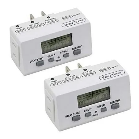 Clear Power Indoor Timer Dual Pack