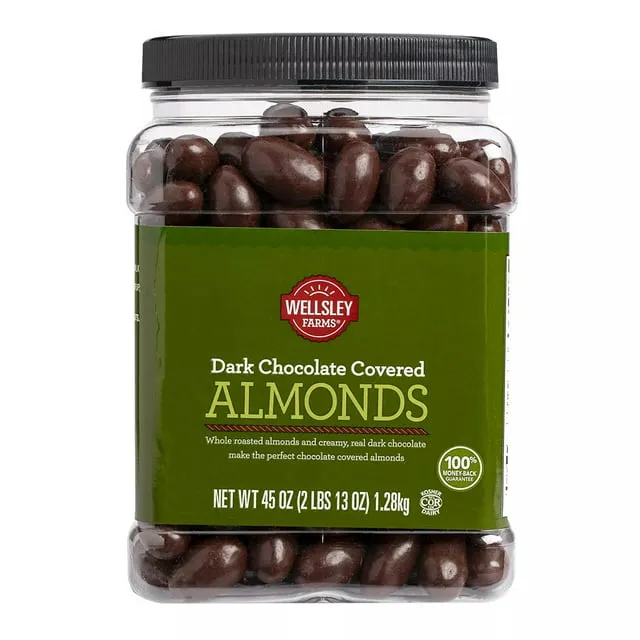 Wellsley Farms Dark Chocolate Covered Almonds