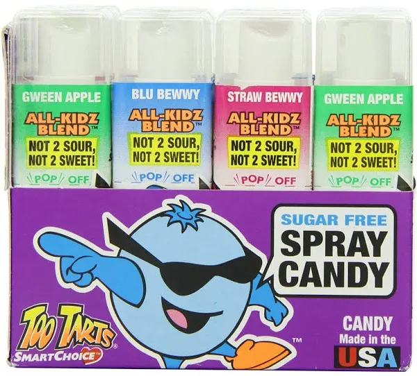 Too Tarts Sugar Free Sour Candy Spray