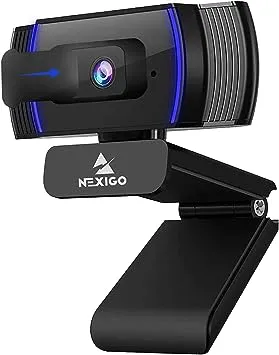 NexiGo N930AF Webcam with Microphone for Desktop, Autofocus, Webcam for Laptop, Computer Camera, 1080p HD USB Web Camera, Compatible with Zoom/Skype/Teams/Webex