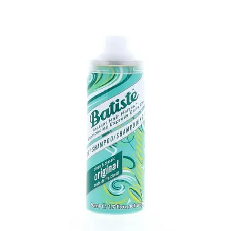 Batiste Dry Shampoo, Bare Fragrance, Refresh Hair and Absorb Oil Between Washes, Waterless Shampoo for Added Hair Texture and Body, Dry Shampoo Bottle 6.35 Oz(Pack of 1)