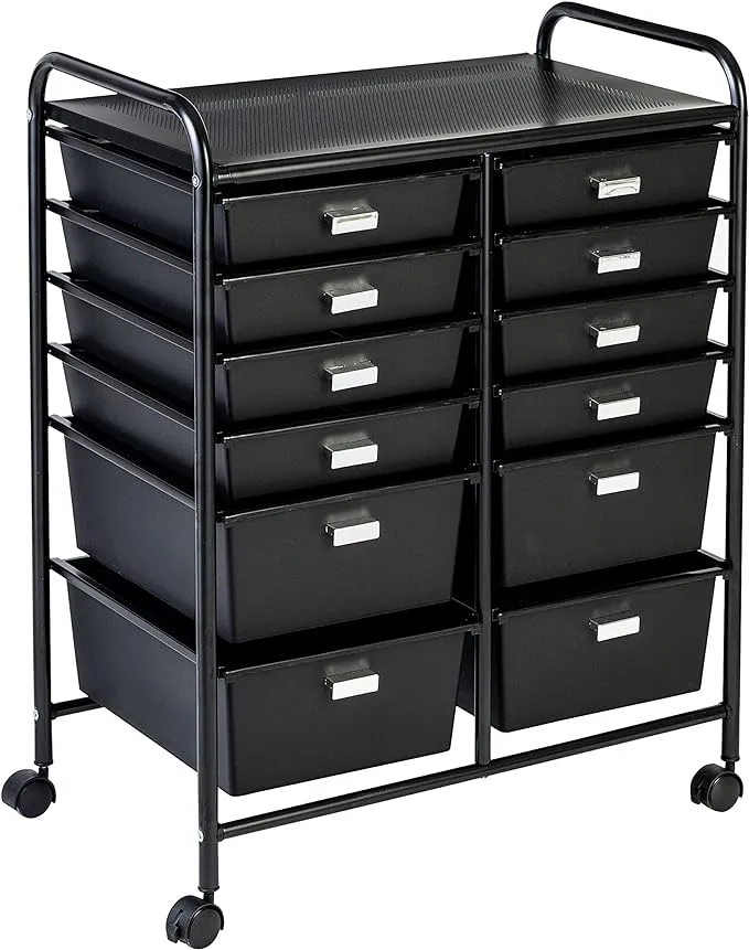 Honey-Can-Do 12 Drawer Rolling Storage/Craft Organizer