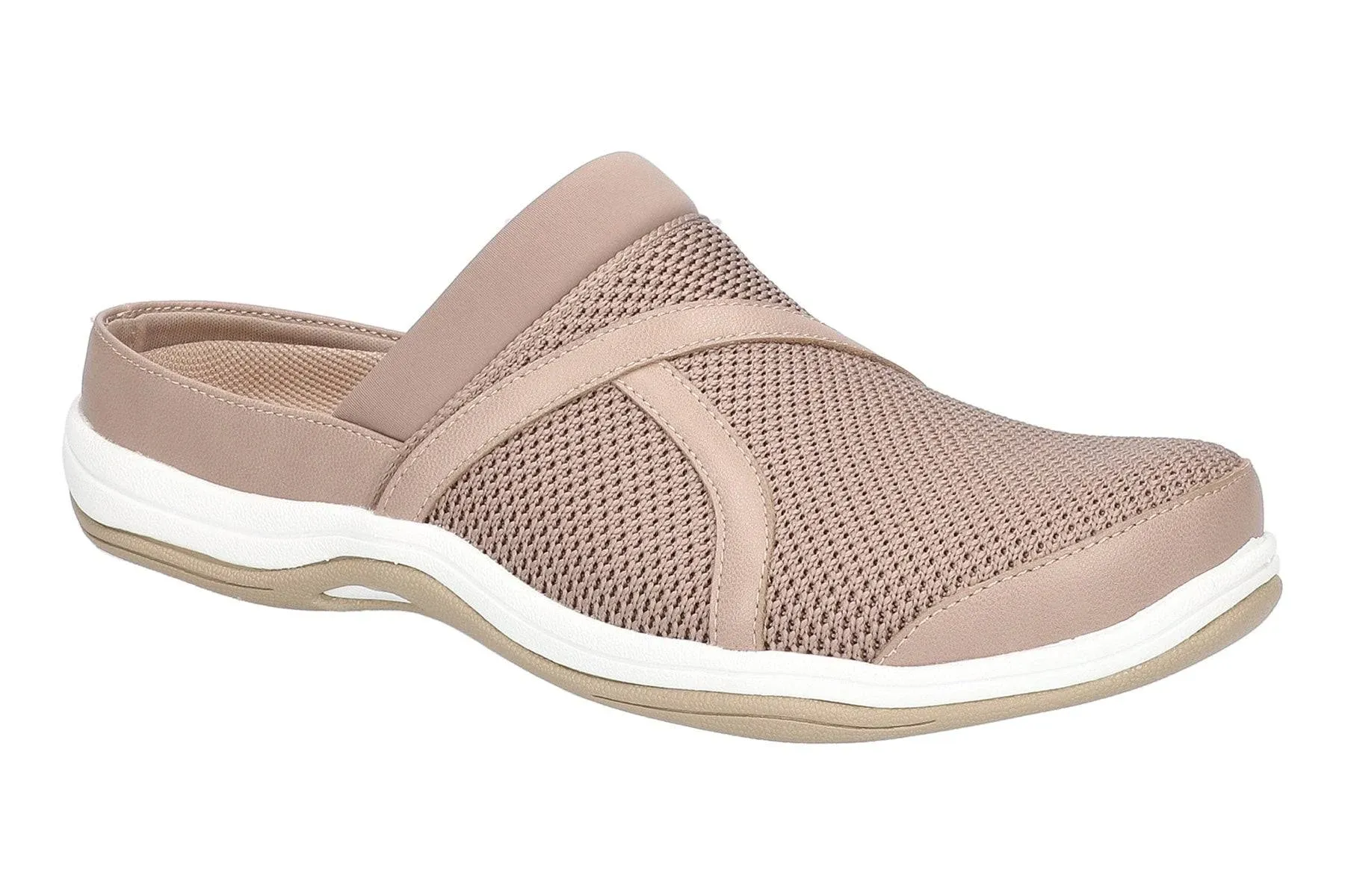 Easy Street Womens Get Up Mesh Slip On Mules