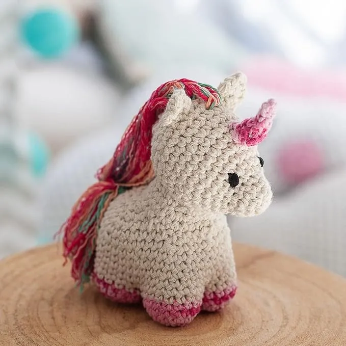 Hoooked | Unicorn Nora Yarn Kit with Eco Brabante Yarn | Realry