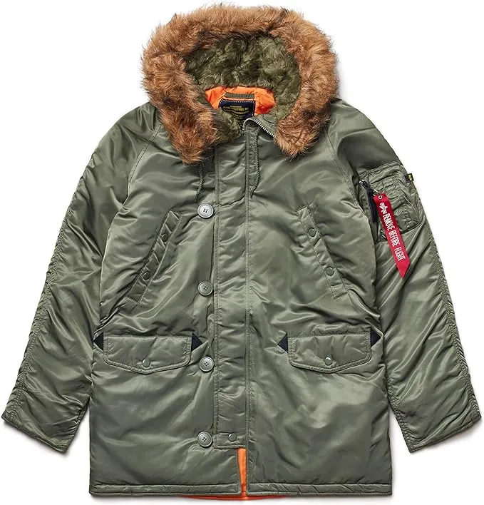 Alpha Industries Men's Slim Fit N-3b Parka