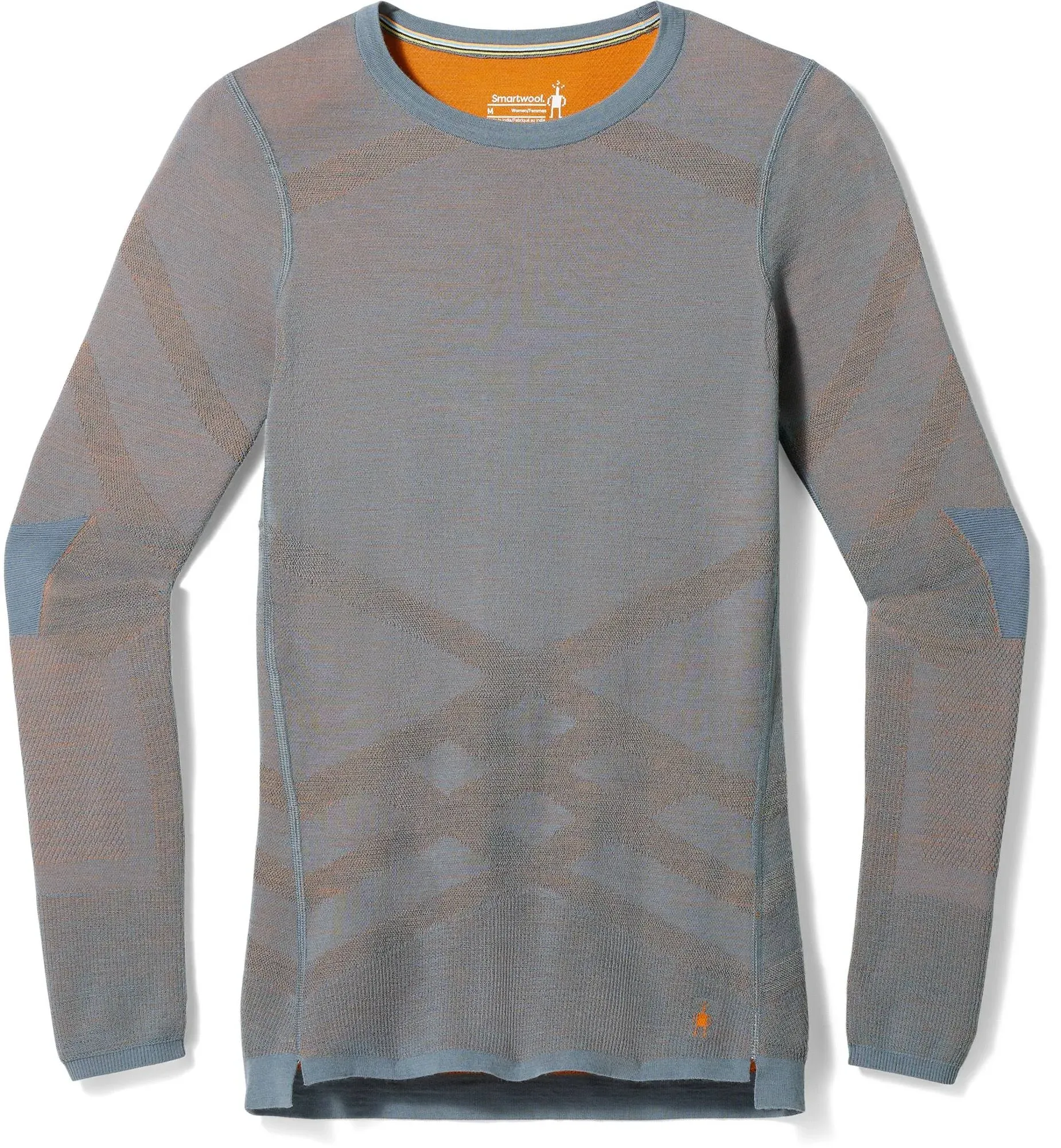 Smartwool Intraknit Thermal Merino Base Layer Crew - Women's , Color: Pewter Blue/Marmalade',  Womens Clothing Size: Extra Small, Large  , Up to 52% Off Plus Blazin' Deal    w/ Free Shipping   — 2 models