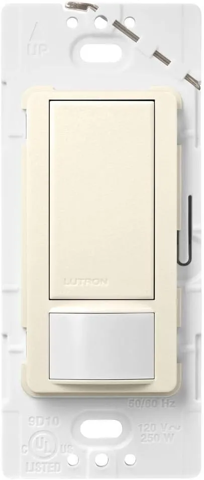 Lutron MS-OPS2-BI Maestro Occupancy Sensor Switch - Single-Pole - Biscuit