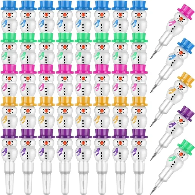 36ct Stackable Snowman Pencils