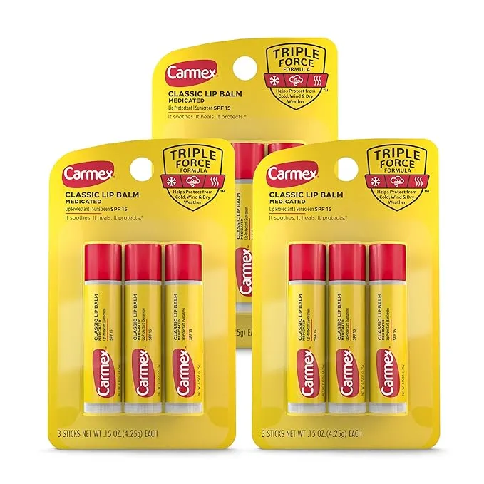 .15OZ Carmex Lip Balm, Pack of 24