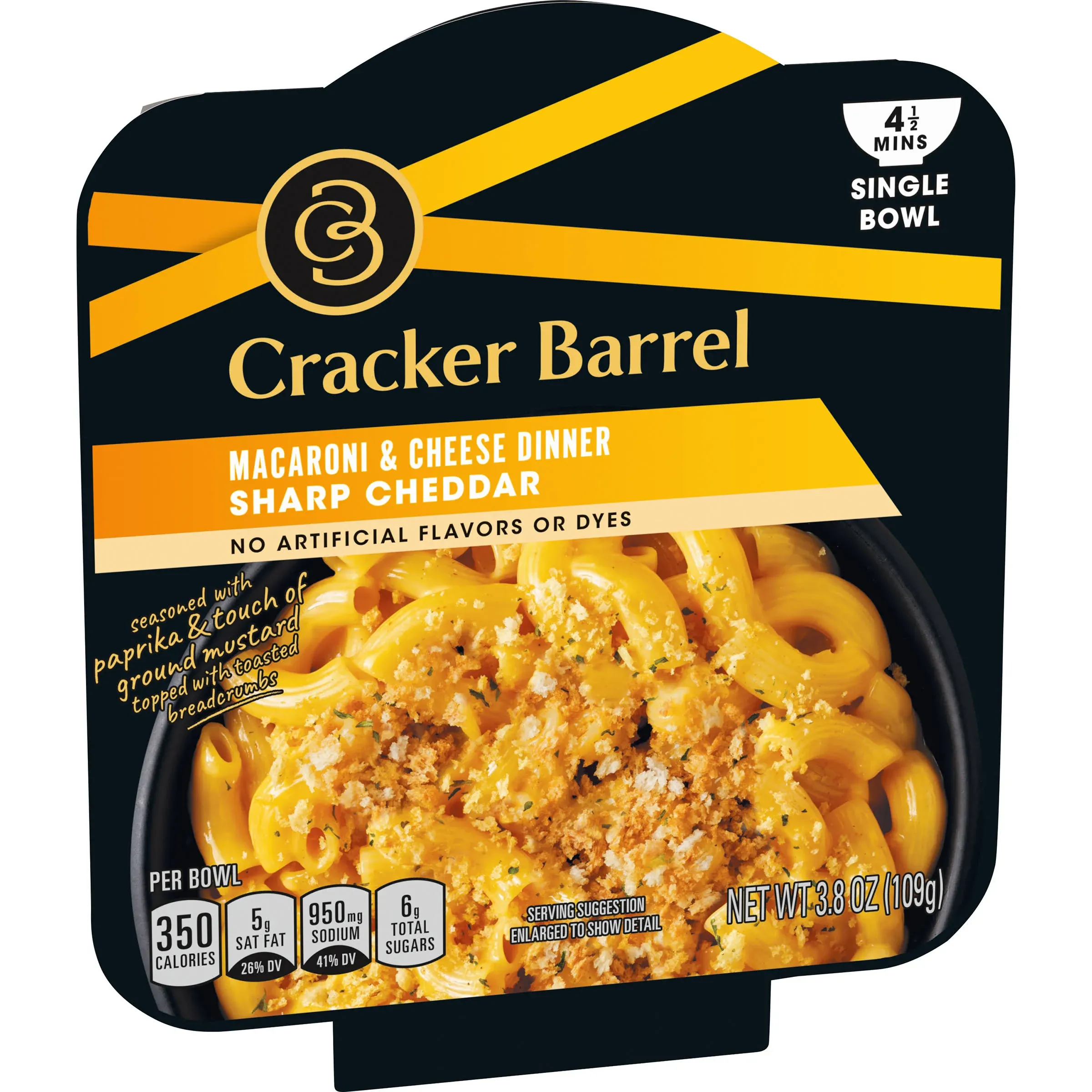 Cracker Barrel Sharp Cheddar Macaroni Cheese Dinner