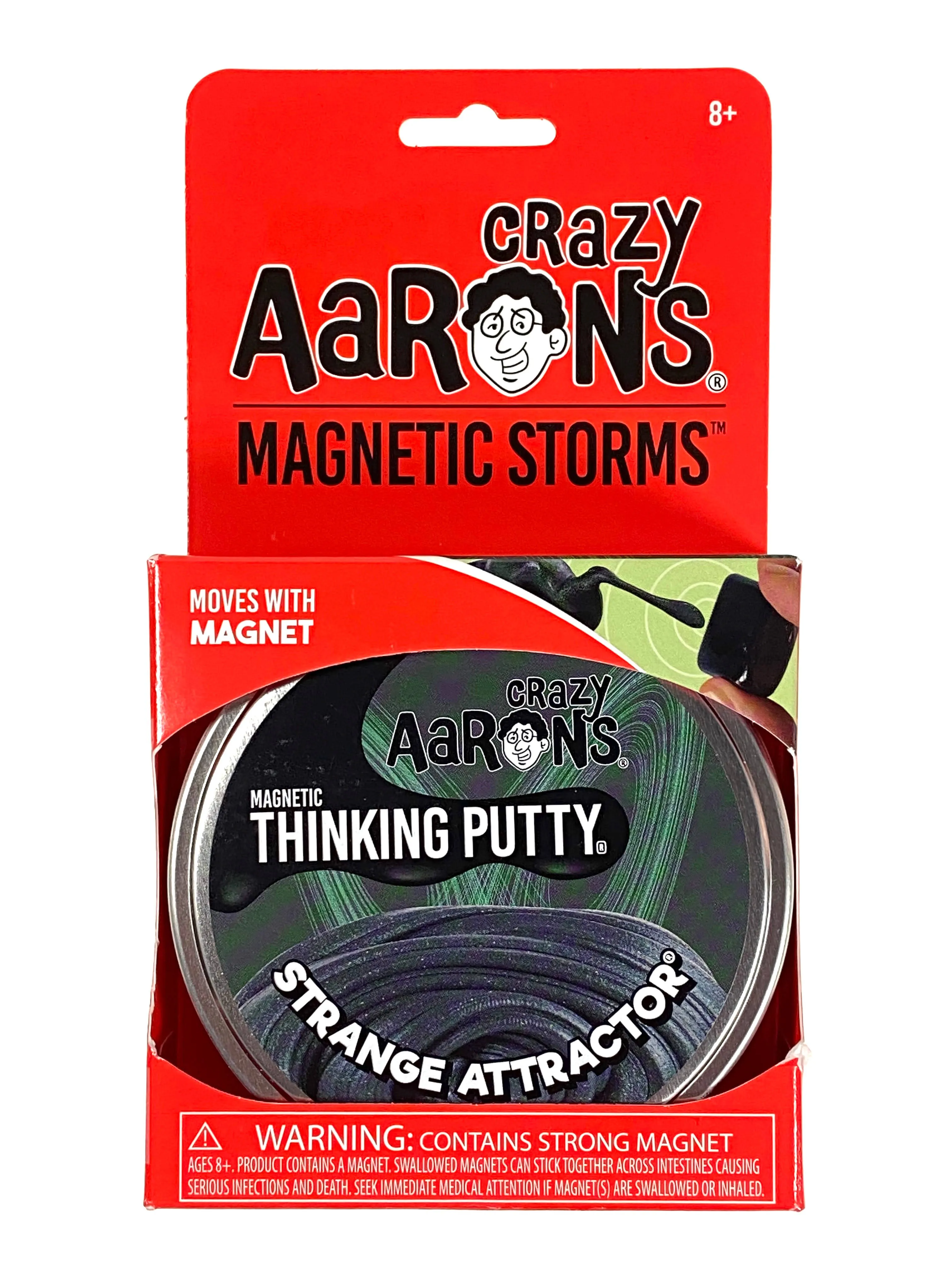 Crazy Aaron's Magnetic Strange Attractor Thinking Putty