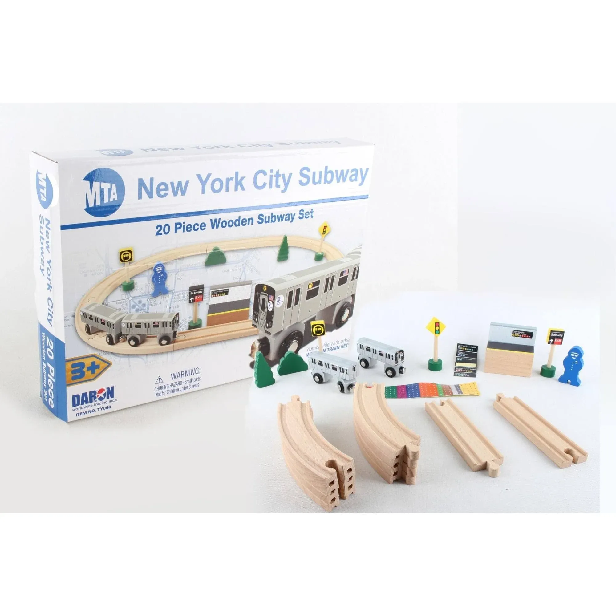 Daron MTA Wooden Train Set