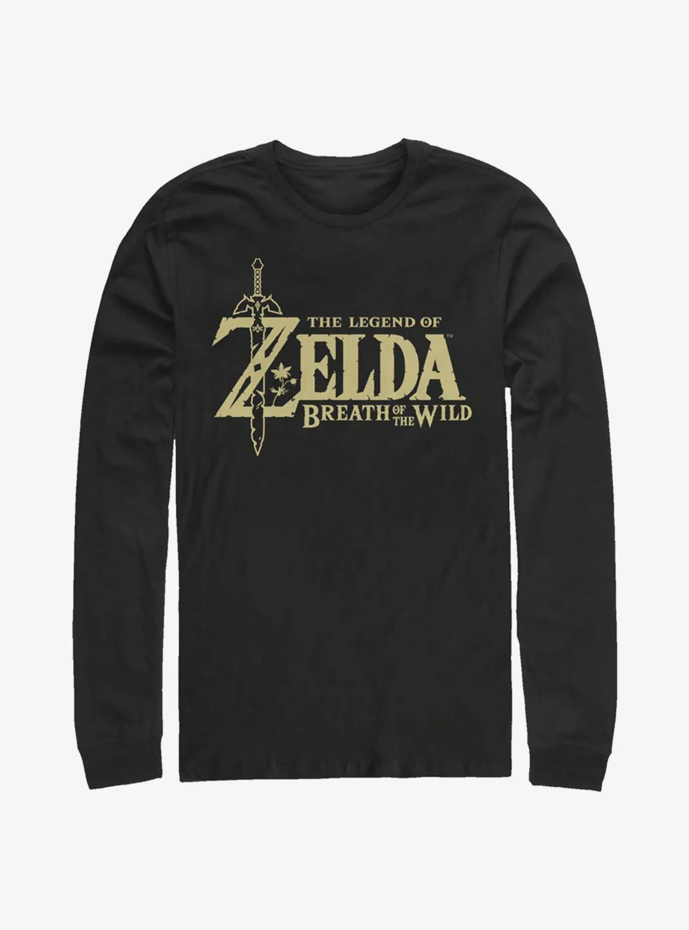 Nintendo The Legend Of Zelda Breath Of The Wild Logo Long-Sleeve T-Shirt | BoxLunch